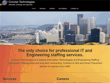 Tablet Screenshot of concisetechnologies.net